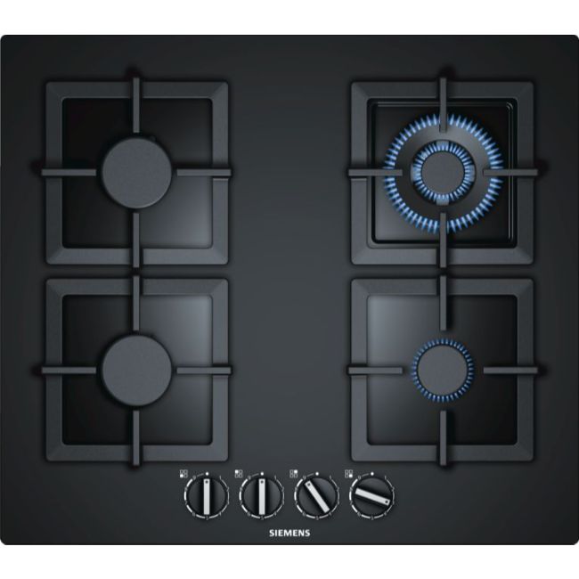 Siemens iQ500 Gas Hob 60cm Hard Black Glass | EP6A6HB20 Siemens iQ500 Gas Hob 60cm Hard Black Glass | EP6A6HB20