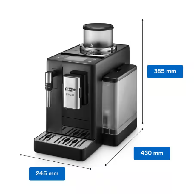 Delonghi Rivelia Coffee Machine - Onyx Black | EXAM440.35.B - Image 6