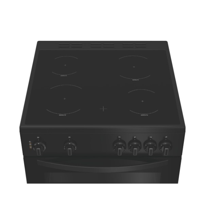 Indesit Electric Freestanding Double Cooker 60cm - Black | IDE6VMB - Image 6