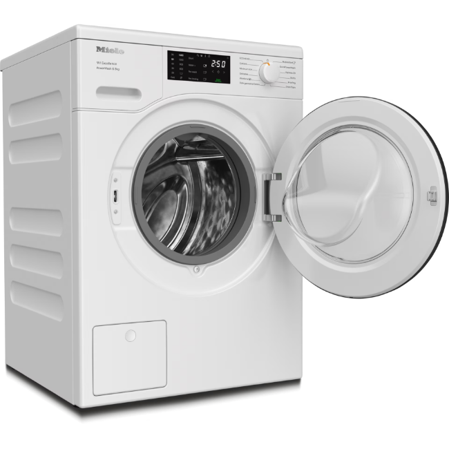 Miele W1 Front-Loader Washing Machine 8kg 1400 - White | WEB365WCS - Image 2