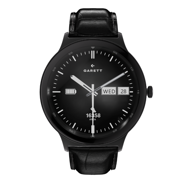 Garett Quantum Smartwatch - Black Steel | QUANTUM-BLACK - Image 6