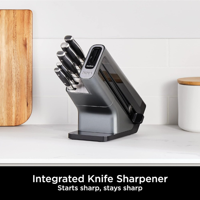Ninja StaySharp Knife Block with Integrated Sharpener – 5-Piece Set | K32005UK - Image 5