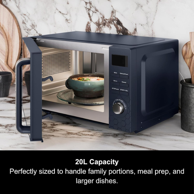 Morphy Richards Cassini Digital Microwave | 20l | Blue | 511421 - Image 4