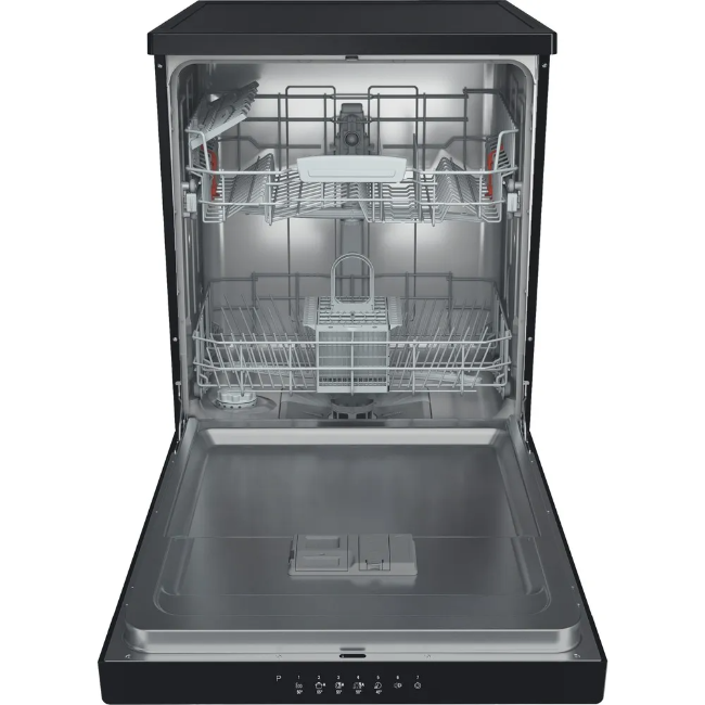 Hotpoint Freestanding Dishwasher with Rapid Wash 14pl/7prg - Black | HP2FFC14BN6BUK - Image 3