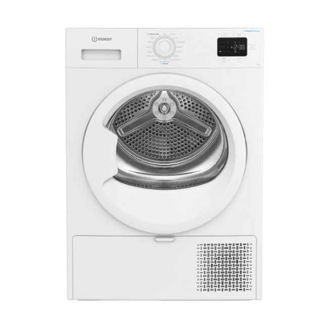 Indesit 9kg Freestanding Heat Pump Tumble Dryer - White | IDHE90WIRE Indesit 9kg Freestanding Heat Pump Tumble Dryer - White | IDHE90WIRE
