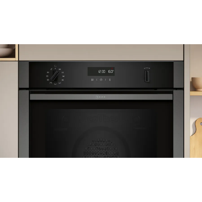 Neff N 50 Built-in Single Oven - Graphite-Grey | B6ACH7AG7B - Image 2 Neff N 50 Built-in Single Oven - Graphite-Grey | B6ACH7AG7B - Image 2