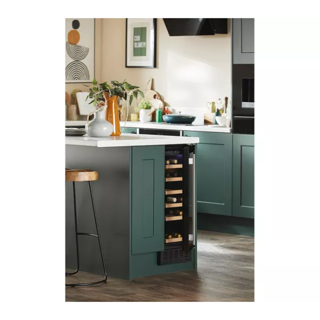 CDA 30cm Freestanding / Under Counter Slimline Wine Cooler - Black | CFWC304BL - Image 2