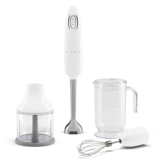 Smeg 3-in-1 Hand Blender | White| HBF03WHUK Smeg 3-in-1 Hand Blender | White| HBF03WHUK
