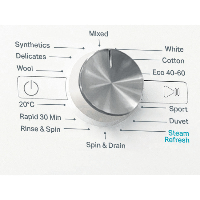 Whirlpool FreshCare+ 9kg 1400 Spin Washing Machine - White | FFB 9458 WV UK N - Image 3