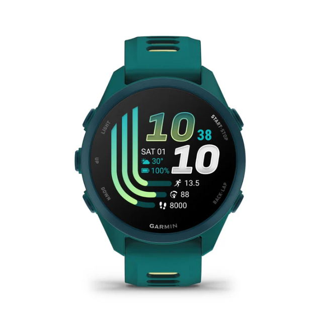Garmin Forerunner 170 Music - Teal Green with Teal Green/Citron Band | 010-03920-12 - Image 11