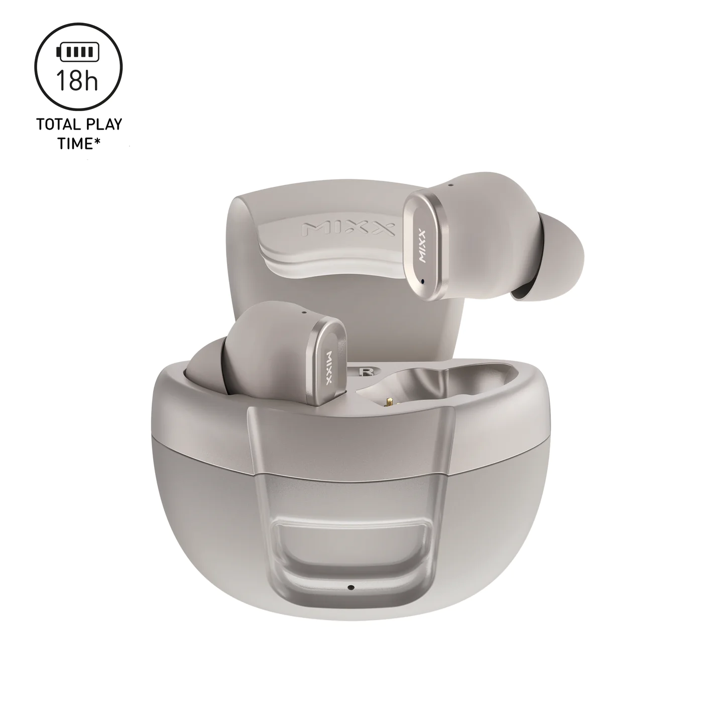 Mixx StreamBuds Solo 1 True Wireless Earbuds - Champagne Gold | SBSO-01-CG-384 - Image 4