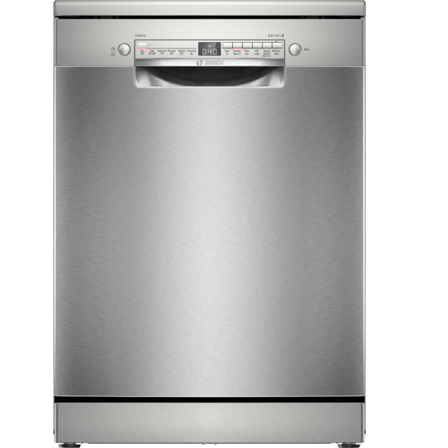 Bosch Series 2 Free-Standing Dishwasher 14place - Inox | SMS2HVI67G Bosch Series 2 Free-Standing Dishwasher 14place - Inox | SMS2HVI67G