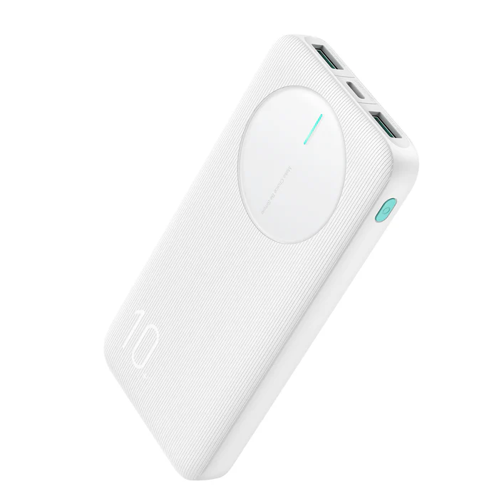 Joyroom LED Fast Charging Power Bank 10000mah - White | HL-PB12W Joyroom LED Fast Charging Power Bank 10000mah - White | HL-PB12W