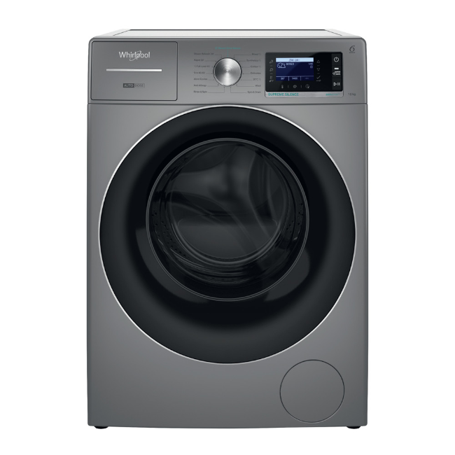Whirlpool Freestanding Supreme Silence Washing Machine 10kg - Gunmetal | W809ADSSILENCEUK