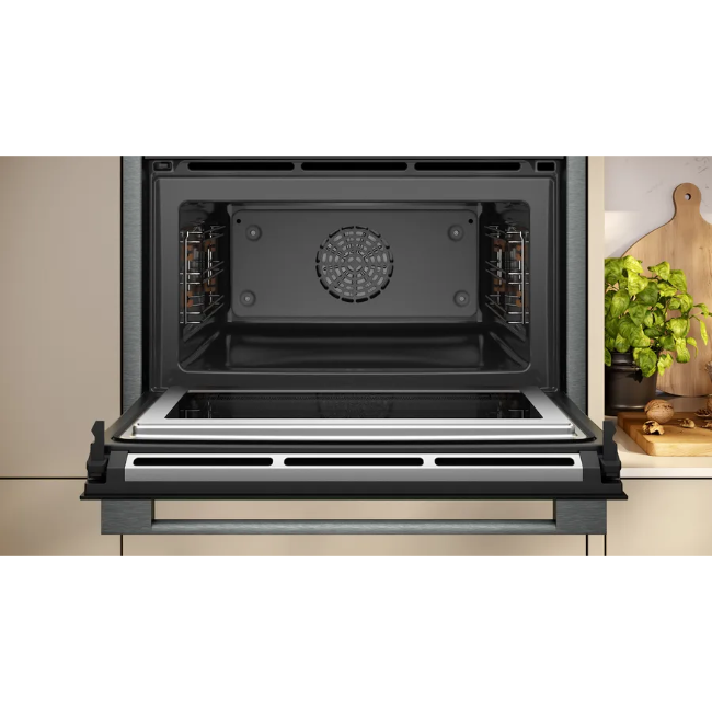 Neff N90 Built-in Compact Oven with Microwave Function - Black/Graphite | C24MS31G0B - Image 4