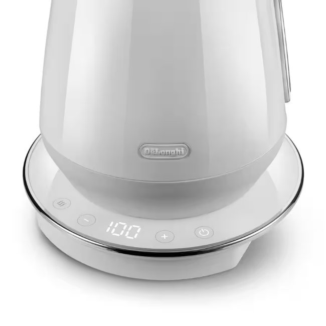 Delonghi 1.7L Eclettica Special Tea Kettle | White | KBY3011.W - Image 6