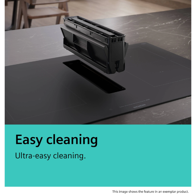 Siemens IQ500 Induction Hob with Integrated Ventilation System 80 cm - Black | ED851HQ26E - Image 5