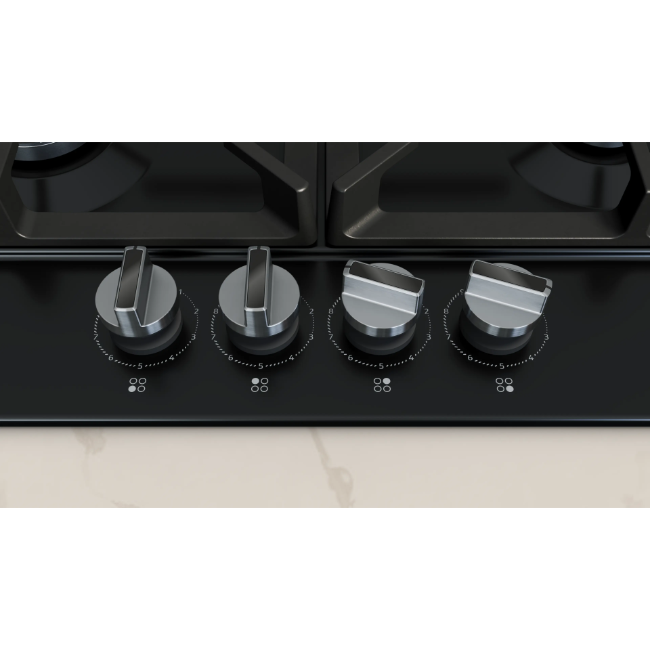 Neff N70 Gas Hob 60cm Enamel - Black | T26CIP8S0 - Image 2