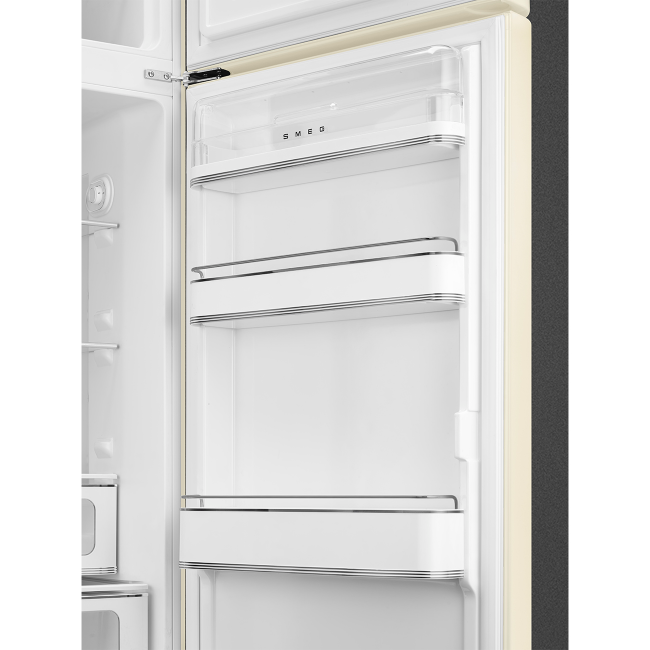 Smeg 50s Style Fridge Freezer - Cream | FAB30RCR6UK - Image 9