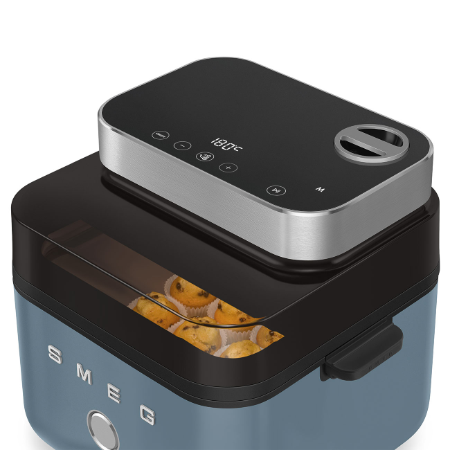 Smeg Airfryer 7.3l - Storm Blue | AFC01SBMUK - Image 2