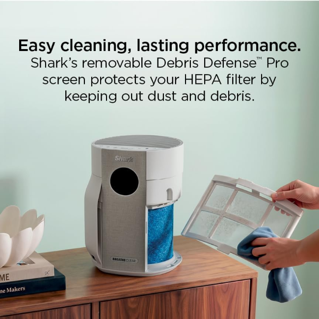 Shark BreatheClear Compact Pro Smart Air Purifier | Dove | HP062UK - Image 12
