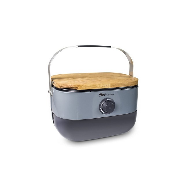 Sahara Portable Mini BBQ Grey | SAHARA-MINIIR-GREY - Image 2
