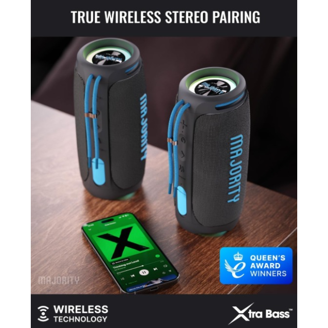 Majority Move 3 (M3) Bluetooth Portable Speaker | 100003096 - Image 4
