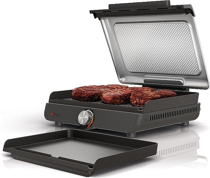 Ninja Sizzle Low Smoke Indoor Grill & Flat Plate | GR101UK - Image 2 Ninja Sizzle Low Smoke Indoor Grill & Flat Plate | GR101UK - Image 2