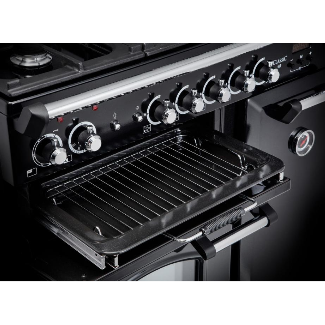Rangemaster 116800 Classic 110 Duel Fuel - Cranberry Chrome | CLA110DFFCY-C - Image 8