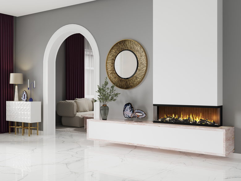 Dimplex Vivente Wall Fire Optiflame - 125cm | VVT125 - Image 3