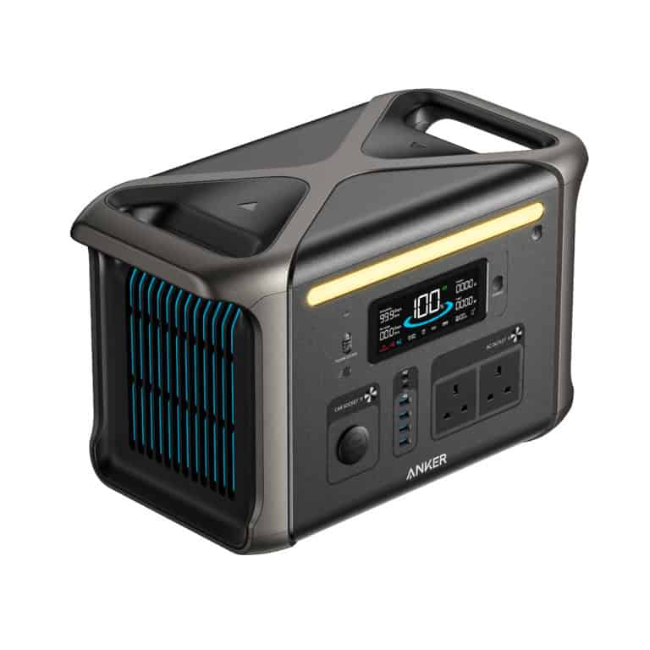 Anker Solix F1500 Portable Power Station - Grey | A1772211 - Image 3