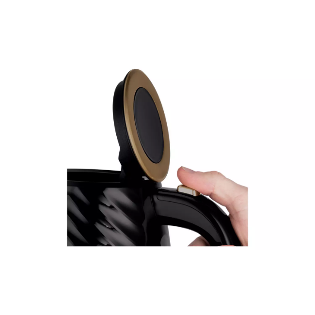 Russell Hobbs Groove Kettle 1.7L - Black | 26380 - Image 7