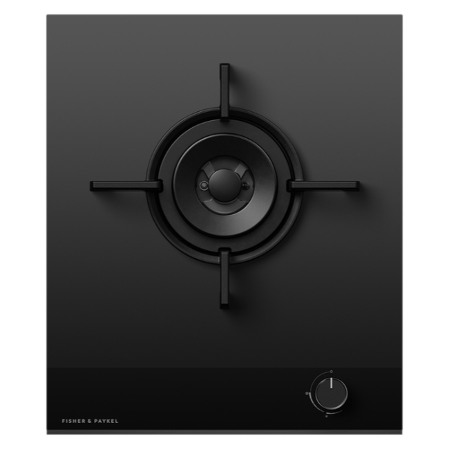 Fisher & Paykel Series 9 45cm Gas Hob Wok Burner LPG Black Glass | CG451DLPGB4 Fisher & Paykel Series 9 45cm Gas Hob Wok Burner LPG Black Glass | CG451DLPGB4