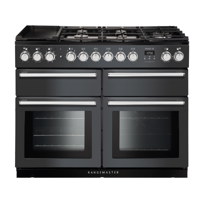 Rangemaster Nexus 110cm Dual Fuel Range Cooker - Slate | NEXSE110DFFSL-C