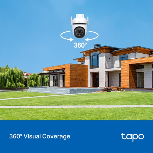 Tapo Outdoor 360° Security Wi-Fi Camera Pan/Tilt | C520WS - Image 10