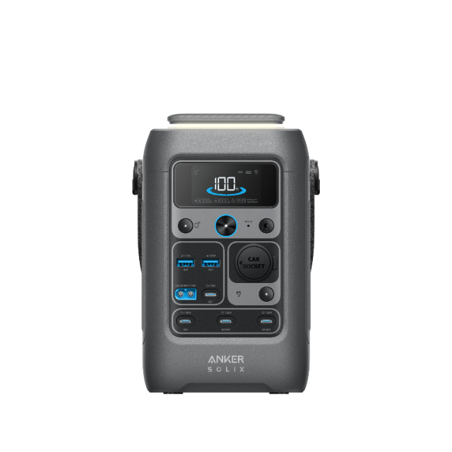 Anker Solix C300 DC Portable Power Station - Black and Grey | A1728011 - Image 2