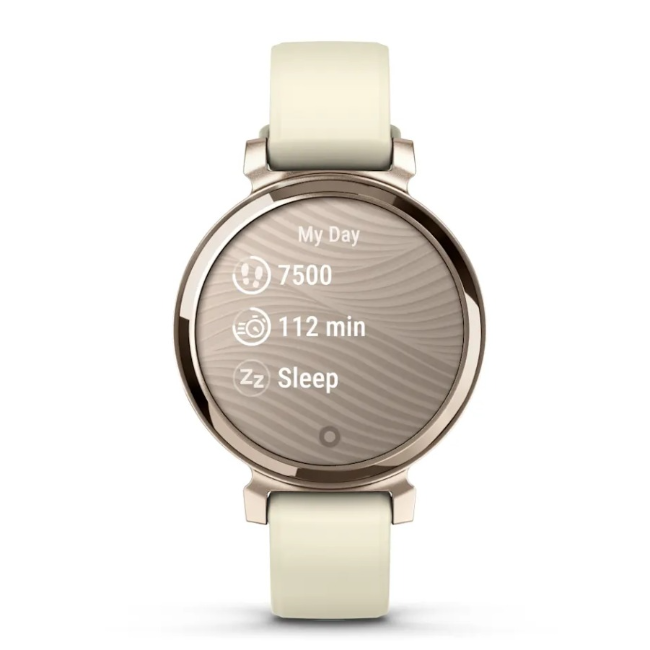 Garmin Lily 2 | Cream Gold with Coconut Silicone Band | 010-02839-00 - Image 2