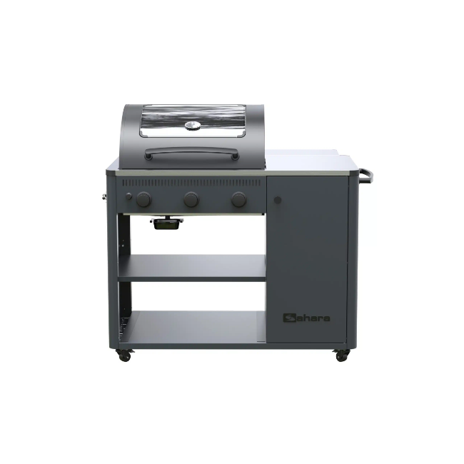 Sahara Arke 3 Burner Gas BBQ -  Grey | ARKEIR