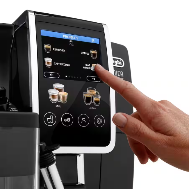 Delonghi Dinamica Plus Bean to Cup Coffee Machine - Black | ECAM382.70.B - Image 2