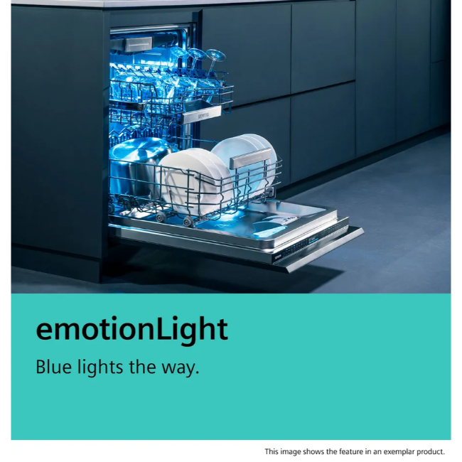 Siemens IQ500 Fully-Integrated Dishwasher - Black | SN95YX02CG - Image 6