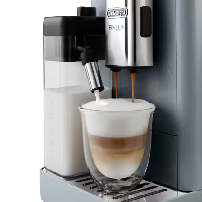 Delonghi Rivelia Automatic Coffee Machine - Pebble Grey | EXAM440.55.G - Image 2