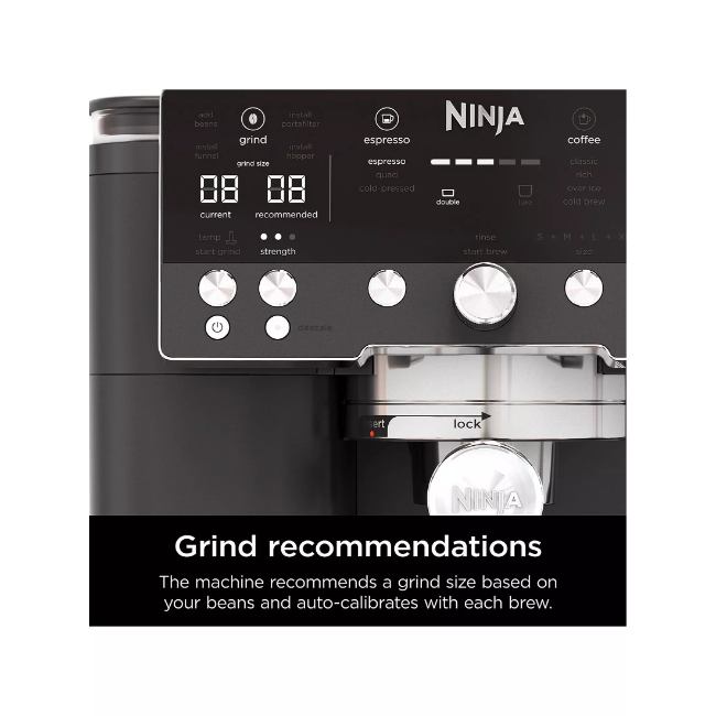 Ninja Luxe Café Premier Espresso Machine | Black | ES601UKBK - Image 5