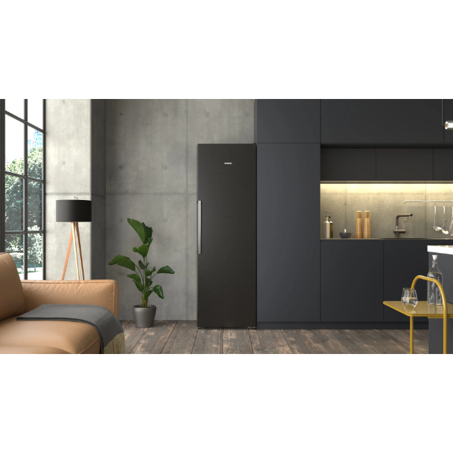 Siemens IQ500 Free-Standing Freezer - Black Steel | GS36NAXCG - Image 6