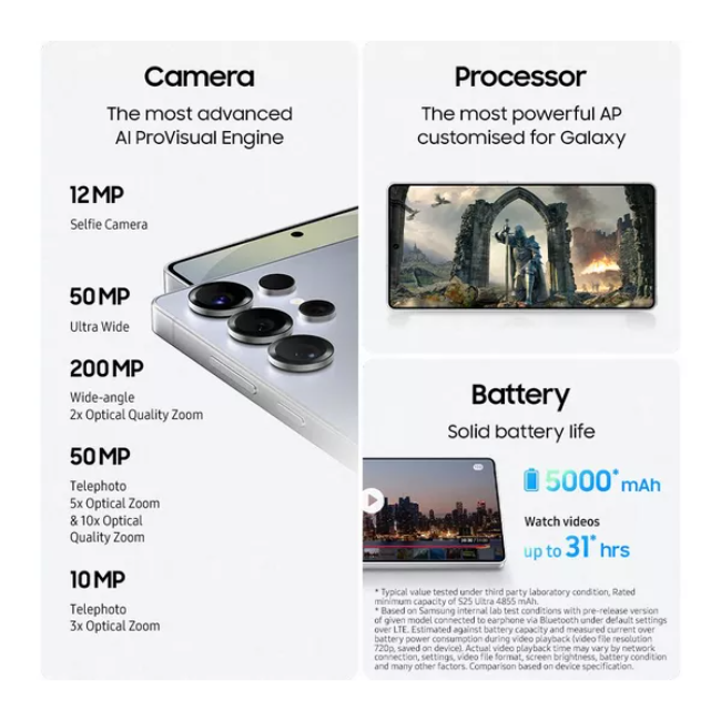 Samsung S25 Ultra 256gb - Titanium Gray | SM-S938BZTDEUB - Image 11