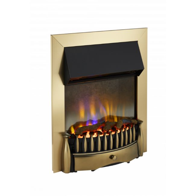 Dimplex Optiflame Braemar Antique Brass 3D Inset Fire 2Kw Dimplex Optiflame Braemar Antique Brass 3D Inset Fire 2Kw