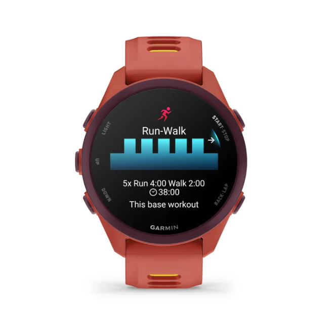 Garmin Forerunner 170 Music - Red Pink with Red Pink/Mango Band | 010-03920-13 - Image 2