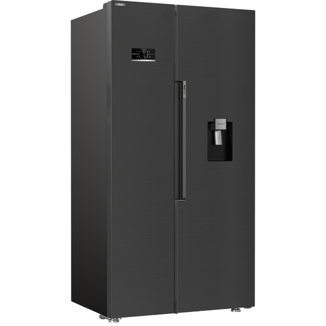 Beko Fridge Freezer - Black Steel | ASD2442VPZ - Image 2 Beko Fridge Freezer - Black Steel | ASD2442VPZ - Image 2