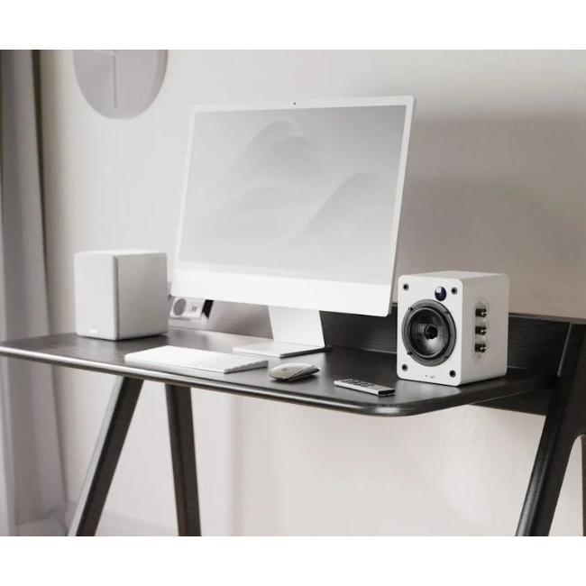 Majority D50X Powered Bookshelf Speakers | White | 1000003125 - Image 2