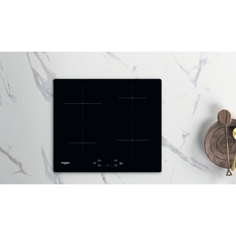 Whirlpool 60cm 6th Sense Induction Hob 4 Zone - Black Glass | WSQ2160NE - Image 5