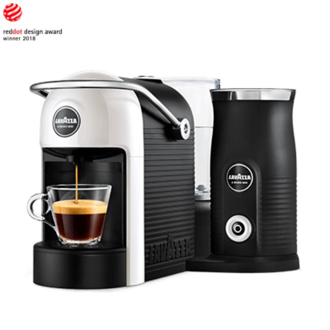 Lavazza Jolie Capsule Coffee Machine & Milk Frother - White | 18000422 Lavazza Jolie Capsule Coffee Machine & Milk Frother - White | 18000422